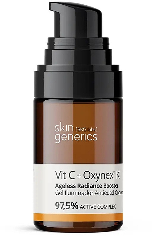 Концентрированный антивозрастной осветляющий гель - Skin Generics Concentrated Anti-Aging Brightening Gel Vit C + Oxynex K — фото N2