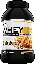 Протеїн "Ваніль і мед" - Genius Nutrition Whey-X5 Premium Protein Vanilla Honey — фото N1