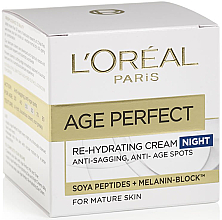 Ідеальний нічний живильний крем - L'Oreal Paris Age Perfect Reinforcing Rich Night Cream — фото N2