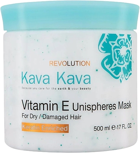Маска с витамином Е для сухих и поврежденных волос - Kava Kava Vitamin E Unispheres Mask — фото N1