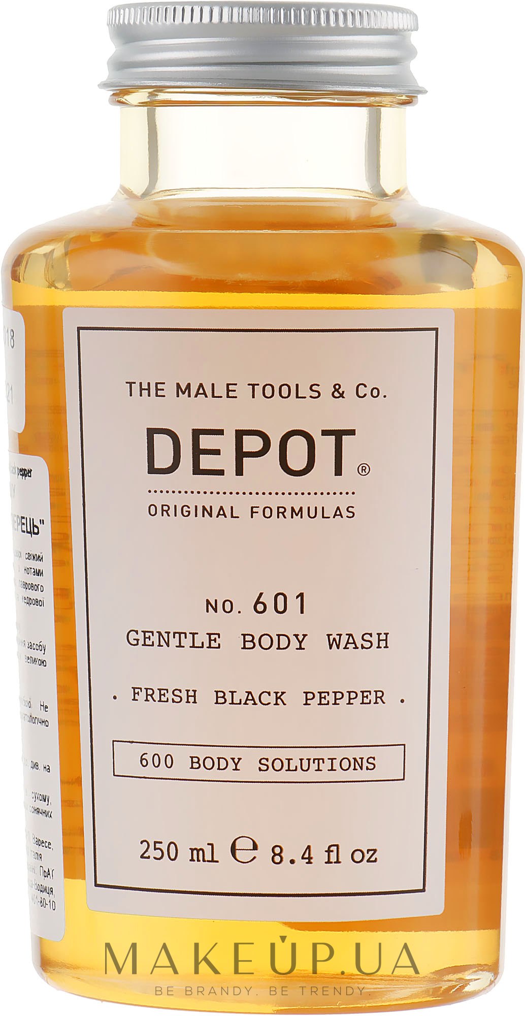 Гель для душу "Свіжий чорний перець" - Depot 601 Gentle Body Wash Fresh Black Pepper — фото 250ml