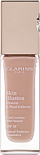 Парфумерія, косметика Зволожуючий тональний крем, що надає сяйво шкірі з SPF 10 - Clarins Skin Illusion Natural Radiance Light Reflecting Foundation SPF 10
