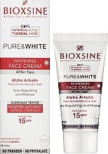 Крем для обличчя відбілювальний - Bioxine Pure & White Whitening Face Cream SPF15 — фото N2