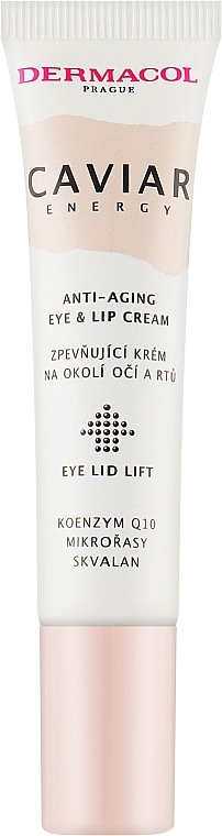 Крем для глаз и губ - Dermacol Caviar Energy Eye and Lip Cream Firming Cream — фото N1