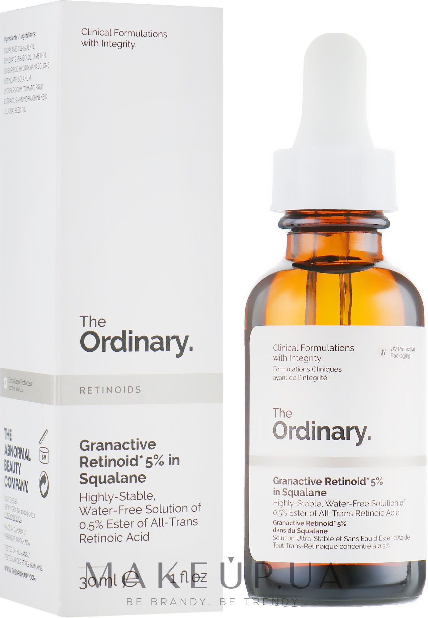 Скваланова емульсія-олія - The Ordinary Granactive Retinoid 5% in Squalane — фото 30ml