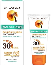 Духи, Парфюмерия, косметика Солнцезащитный крем для лица - Kolastyna Tanning SPF30 Anti-Pollution