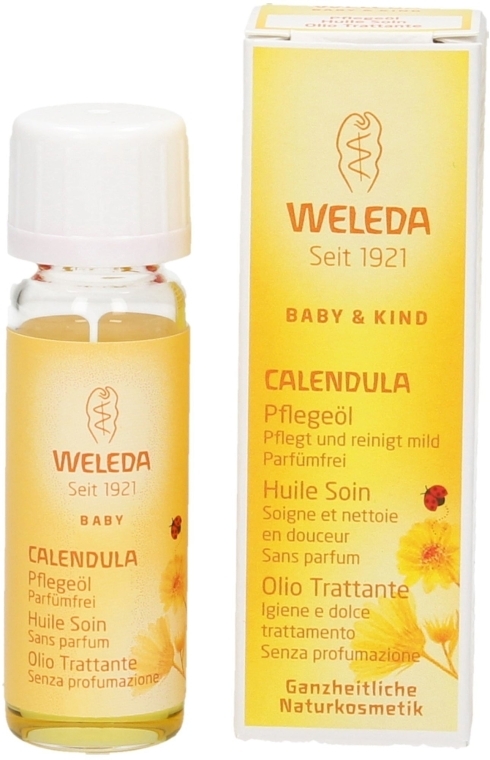 Дитяча живильна олія для тіла - Weleda Calendula Nourishing Oil (міні)