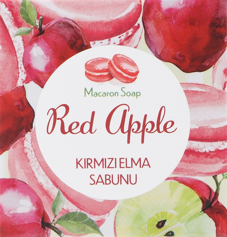 Мыло-макарон "Красное яблоко" - Thalia Red Apple Macaron Soap — фото N1