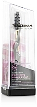 Ножницы для бровей со щеточкой - Tweezerman Stainless Steel Brow Shaping Scissors & Brush — фото N1