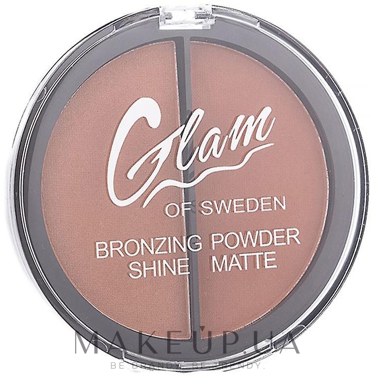 Пудра для обличчя бронзова - Glam Of Sweden Bronzing Powder Shine And Matte — фото 8g