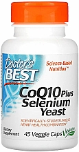 Парфумерія, косметика Коензим Q10 плюс селенові дріжджі - Doctor's Best CoQ10 Plus Selenium Yeast