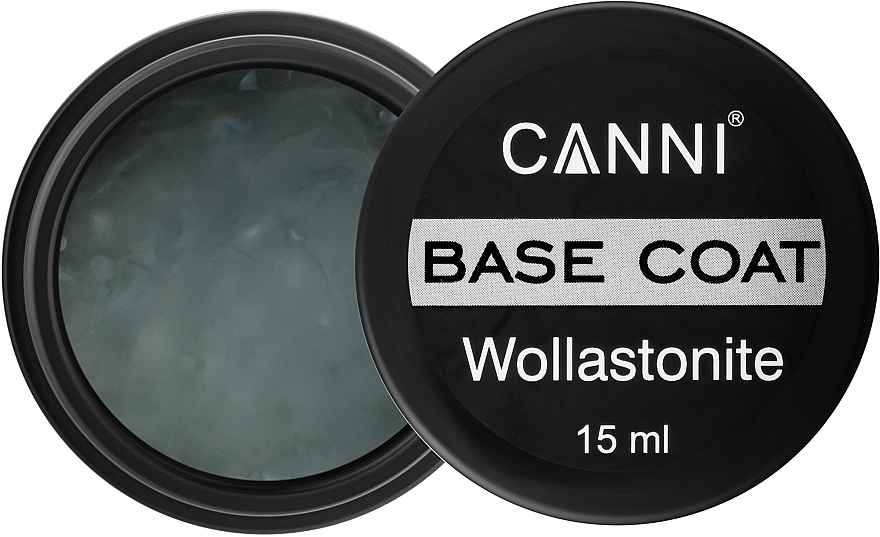 Восстанавливающая база для ногтей, 15 мл - Canni Wollastonite Base Coat — фото N1