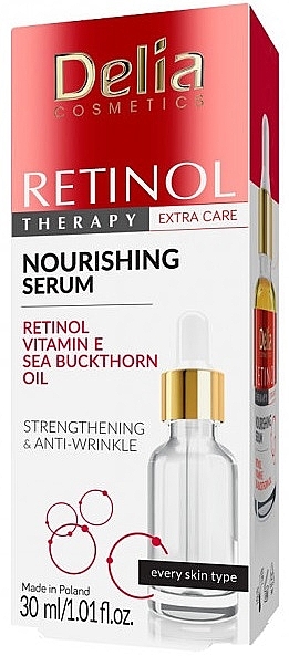 Живильна сироватка для обличчя - Delia Retinol Therapy Nourishing Serum — фото N2