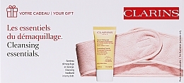 Духи, Парфюмерия, косметика Набор - Clarins Cleansing Essentials Set (f/cl/30ml + head/band/1pcs)