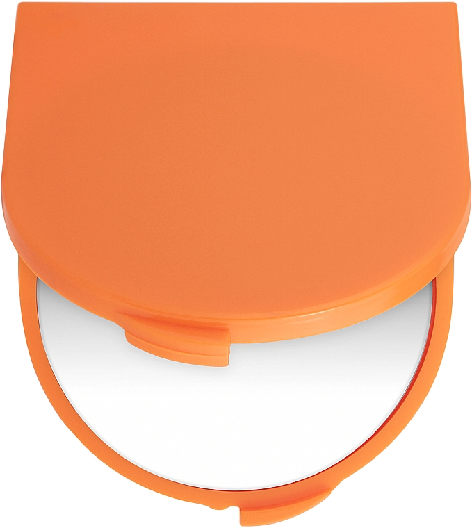 Косметичне кишенькове дзеркальце, помаранчеве - Titania  — фото N1