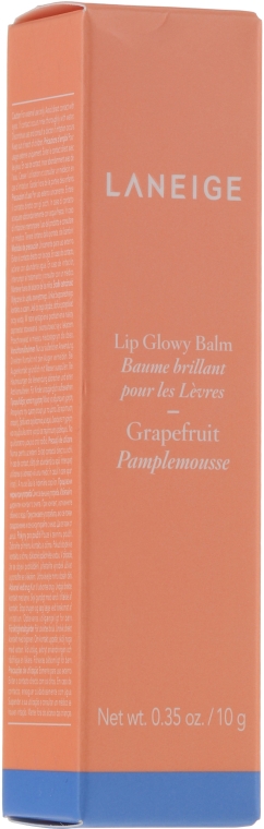 Оттеночный блеск-бальзам для губ "Грейпфрут" - Laneige Lip Glowy Balm Grapefruit — фото N1