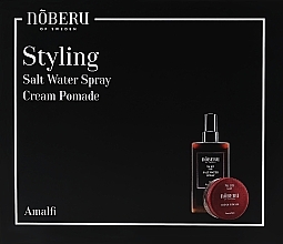Набор - Noberu Of Sweden Styling (hair/pomade/80 ml + hair/spray/200 ml) — фото N1