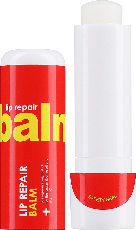 Бальзам для губ - Quiz Cosmetics Lip Repair SOS With Argan & Olive Oil — фото N1
