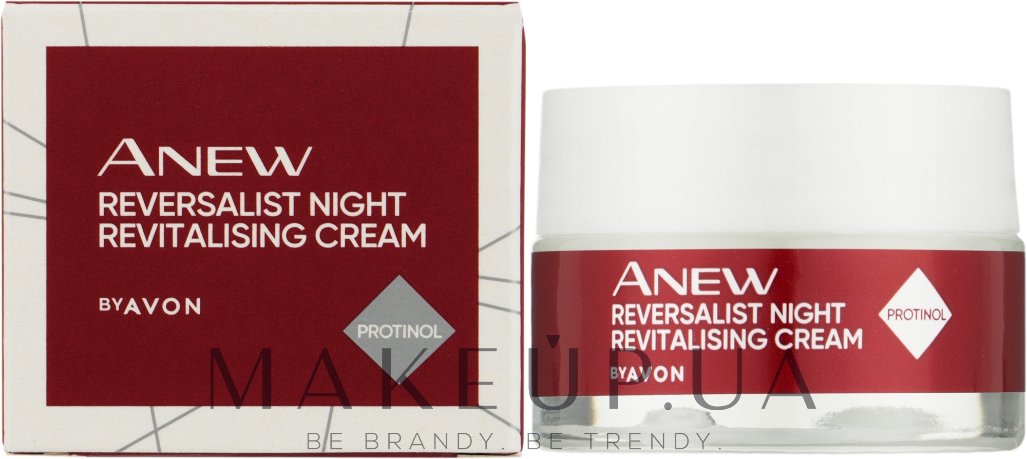 Відновлювальний нічний крем для обличчя - Avon Anew Reversalist Night Revitalising Cream With Protinol — фото 15ml