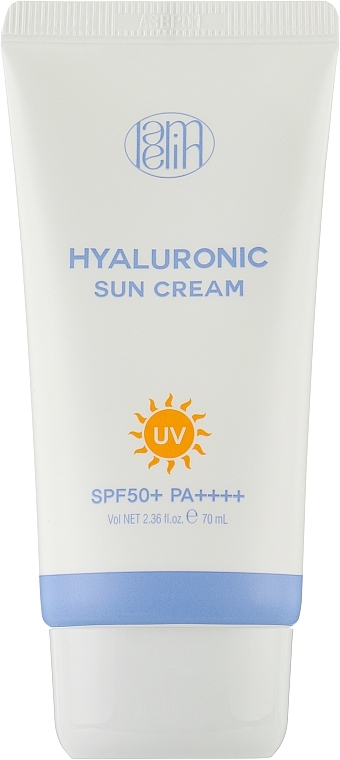 Увлажняющий солнцезащитный крем с гиалуроновой кислотой - Lamelin Hyalulonic Sun Cream SPF50+ PA++++