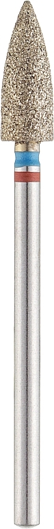 Фреза алмазная золотая "DUO. Оливка заостренная" с двойным напылением, диаметр 4,5 мм - Divia DF007D-45-BR — фото N1