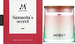 Ароматическая свеча "Samanta`s Secret" - Menuet Scented Candle — фото N2