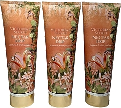 Духи, Парфюмерия, косметика Набор - Victoria's Secret Nectar Drip Lotion (b/lot/3x236ml)