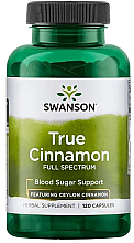 Парфумерія, косметика Харчова добавка "Справжня кориця" - Swanson True Cinnamon Full Spectrum