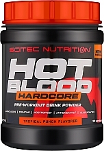 Духи, Парфюмерия, косметика Предтренировочный комплекс - Scitec Nutrition Hot Blood Hardcore Tropical Punch