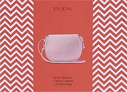 Набір - Pupa Vamp! Mascara & Vamp! Lipstick Kit (mascara/9ml + lip/stick/3.5ml + bag/1pcs) — фото N2