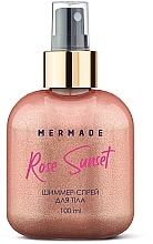 Парфумерія, косметика Шиммер-спрей для тіла - Mermaid Rose Sunset
