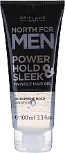 Гель для укладання волосся - Oriflame North For Men Power Hold & Sleek Invisible Hair Gel — фото N1