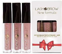 Набір - Lash Brow Mini Lipstick Set Nude (lipstick/3x3ml) — фото N1