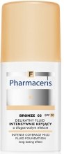 Парфумерія, косметика УЦІНКА Делікатний тональний флюїд SPF20 - Pharmaceris F Intense Coverage Mild Fluid Foundation SPF20*