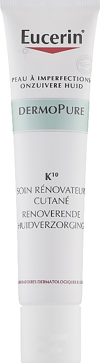 Відновлювальний догляд для обличчя - Eucerin DermoPure K10 Skin Renovator Care — фото N1