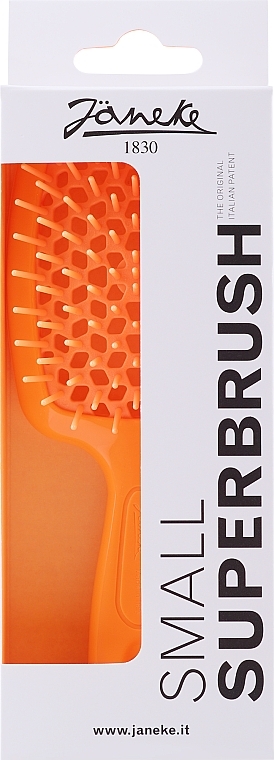 Щітка для волосся, помаранчева - Janeke Small Superbrush