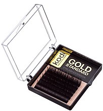 Парфумерія, косметика Накладні вії Gold Standart D 0.10 (6 рядів: 13 мм) - Kodi Professional