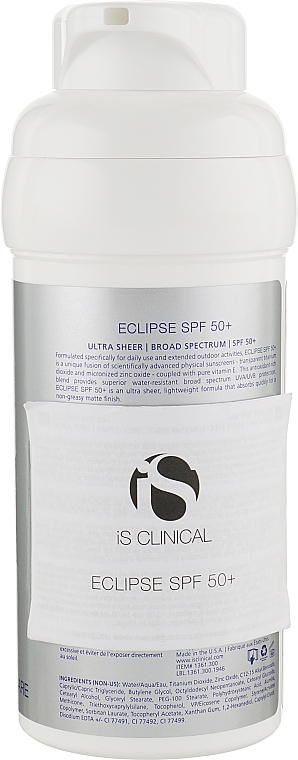 Крем солнцезащитный - iS Clinical Eclipse SPF 50+ — фото N2