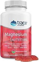 Харчова добавка "Магній", у жувальних цукерках - Trace Minerals Magnesium Gummies Watermelon — фото N1