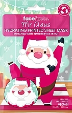 Духи, Парфюмерия, косметика Тканевая маска для лица "Mr Claus" - Face Facts Printed Sheet Mask