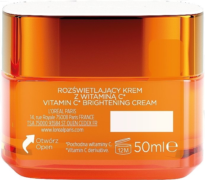 Крем для осветления кожи с витамином С - L'Oreal Paris Revitalift Vitamin C Brightening Cream — фото N2