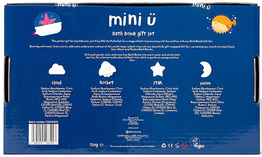 Набор - Mini U Bath Bomb Gift Set (bath bomb/4pcs) — фото N3