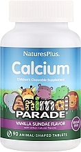 Жевательный кальций для детей, без сахара - NaturesPlus Animal Parade Sugarfree Calcium Chewable — фото N1