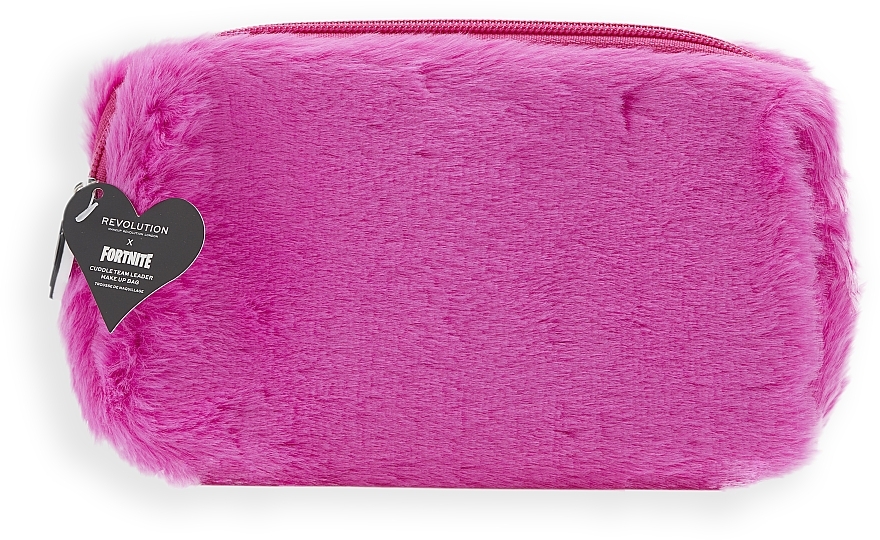 Косметичка, розовая - Makeup Revolution X Fortnite Cuddle Team Leader Cosmetics Bag — фото N3