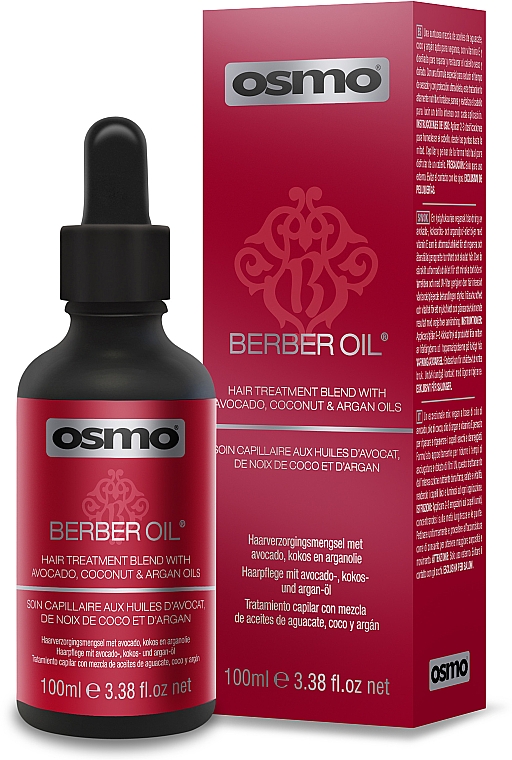 Засіб для укладання волосся з оліями авокадо, кокоса й аргани - Osmo Berber Oil — фото N1