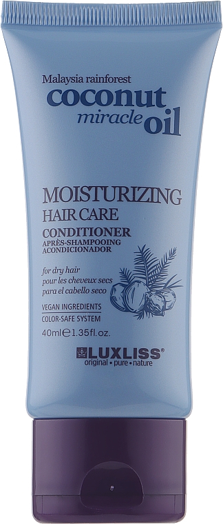 Зволожувальний кондиціонер для волосся - Luxliss Moisturizing Hair Care Conditioner