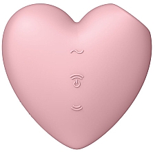 Вібратор рожевий - Satisfyer Cutie Heart Stimulator & Vibrator Pink — фото N2