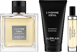 Guerlain L’Homme Ideal - Набор (edt/100ml + edt/10ml + sh/gel/75ml) — фото N2