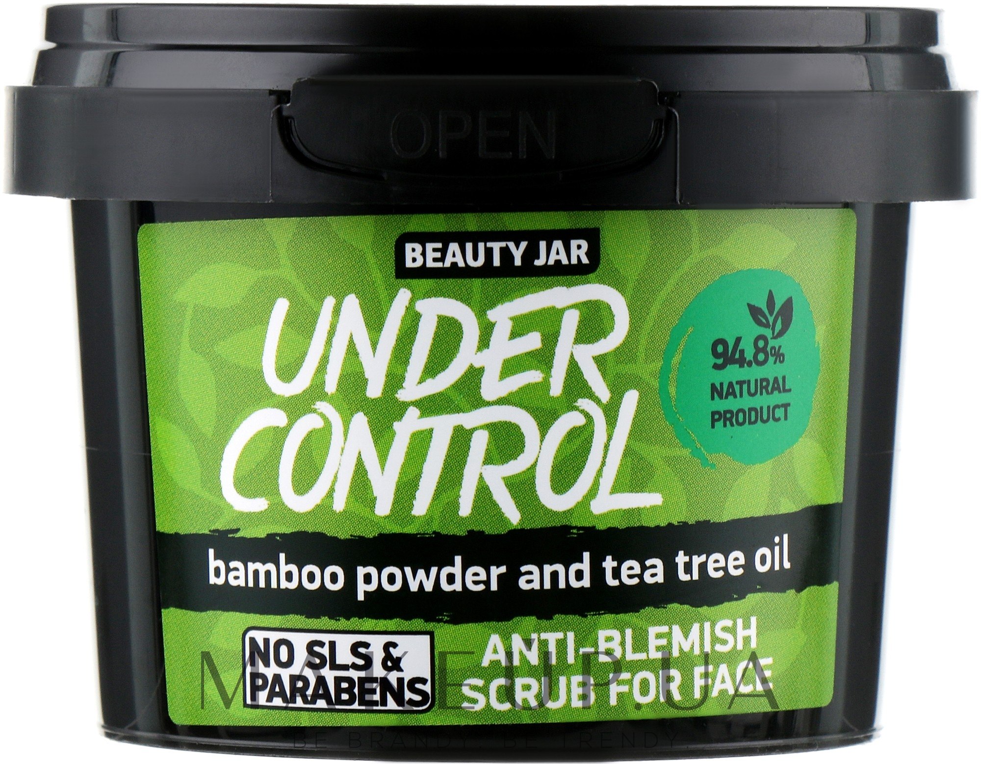 Скраб для обличчя "Under Control" - Beauty Jar Anti-Blemish Scrub For Face — фото 120g