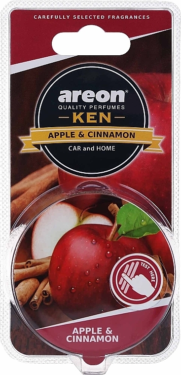 Ароматизатор повітря "Яблуко та кориця" - Areon Ken Apple & Cinnamon — фото N1